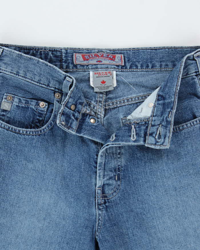 Vintage 1990s Silver Clothing Relaxed Straight Leg Denim Jeans - W28 L28
