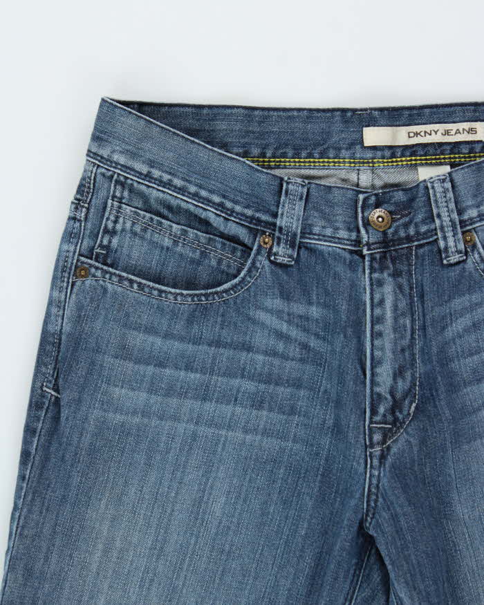 Vintage Y2K 00s DKNY Flap Pocket Straight Leg Denim Jeans - W32 L30