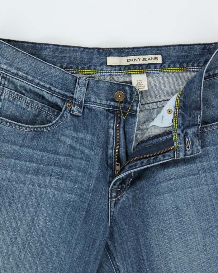 Vintage Y2K 00s DKNY Flap Pocket Straight Leg Denim Jeans - W32 L30