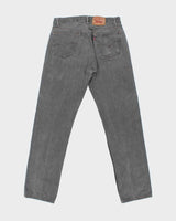 Vintage 1996 Levi's 501 Red Batwing Tag Made In USA Straight Leg Denim Jeans - W33 L32