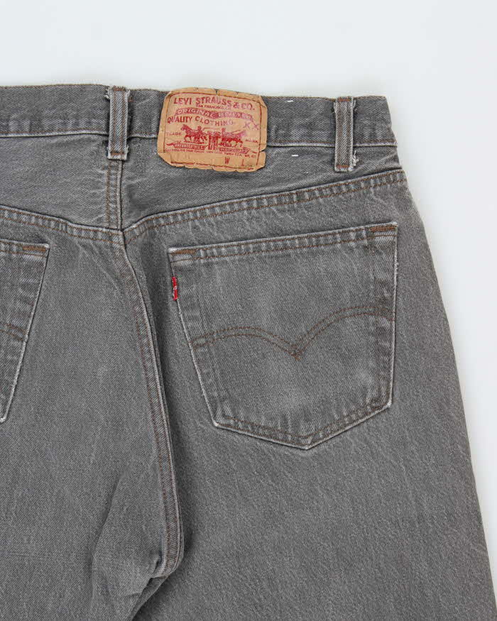 Vintage 1996 Levi's 501 Red Batwing Tag Made In USA Straight Leg Denim Jeans - W33 L32