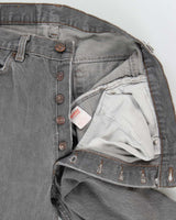 Vintage 1996 Levi's 501 Red Batwing Tag Made In USA Straight Leg Denim Jeans - W33 L32