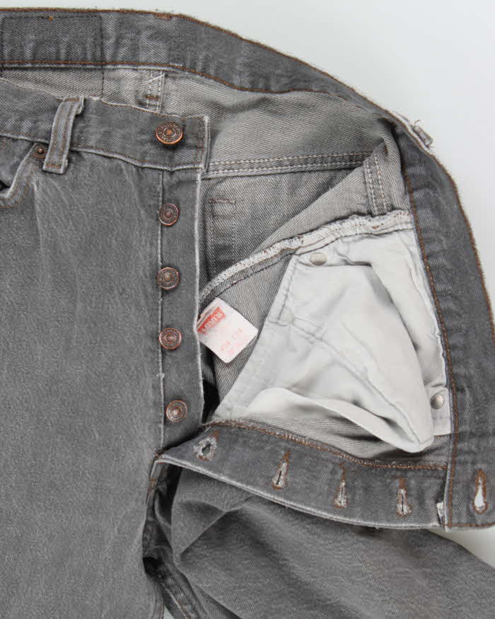 Vintage 1996 Levi's 501 Red Batwing Tag Made In USA Straight Leg Denim Jeans - W33 L32