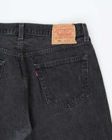 Vintage 1996 Levi's 501 Red Batwing Tag Made In USA Straight Leg Denim Jeans - W35 L32