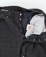 Vintage 1996 Levi's 501 Red Batwing Tag Made In USA Straight Leg Denim Jeans - W35 L32