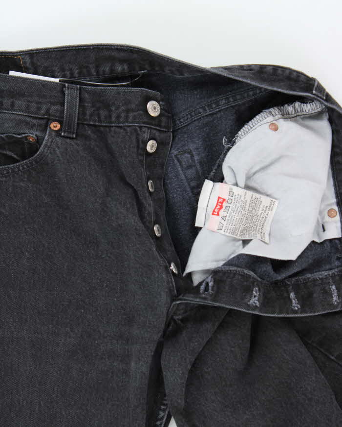 Vintage 1996 Levi's 501 Red Batwing Tag Made In USA Straight Leg Denim Jeans - W35 L32