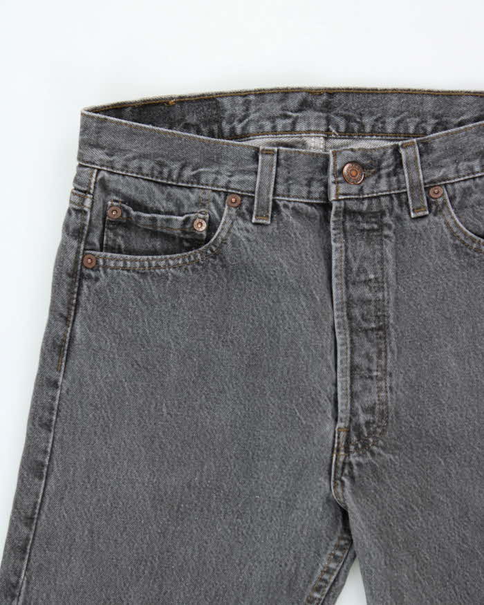 Vintage 1993 Levi's 501 Red Batwing Tag Made In USA Straight Leg Denim Jeans - W30 L32
