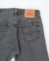 Vintage 1993 Levi's 501 Red Batwing Tag Made In USA Straight Leg Denim Jeans - W30 L32