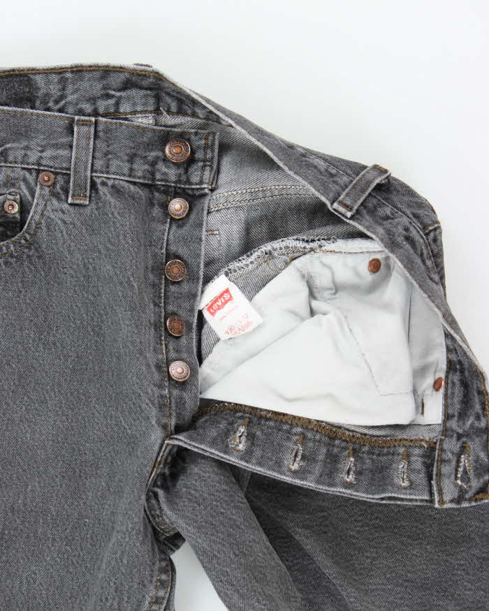 Vintage 1993 Levi's 501 Red Batwing Tag Made In USA Straight Leg Denim Jeans - W30 L32