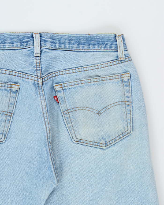 Vintage 1998 Levi's 501 Red Batwing Made In USA Jeans - W33 L34