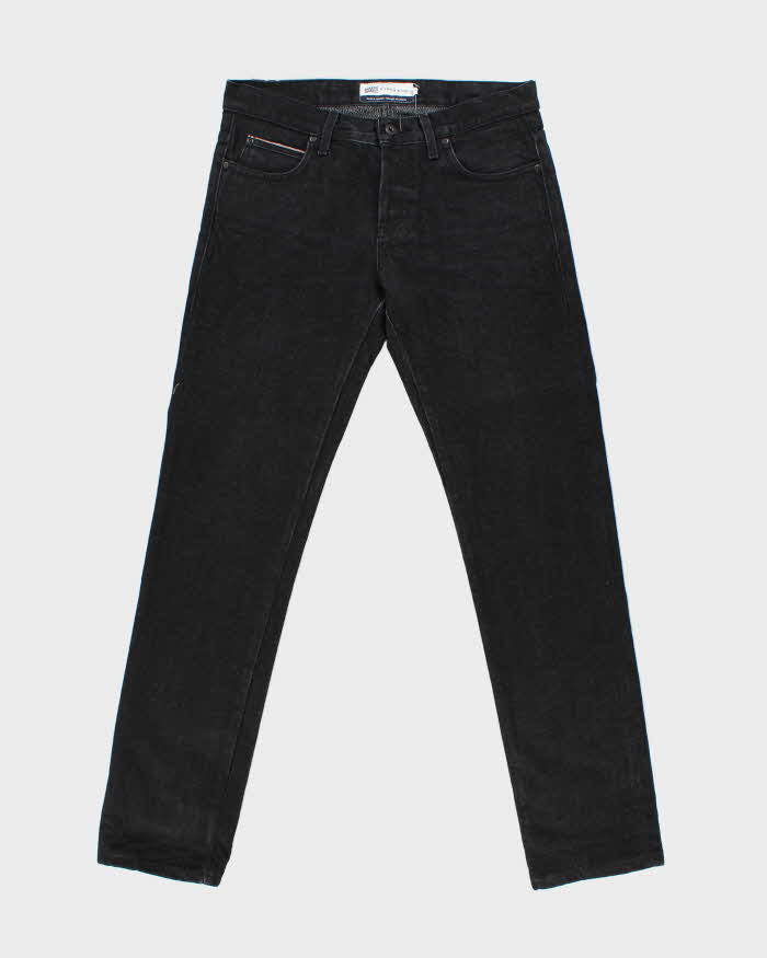 Naked & Famous x Frank & Oak Black Selvedge Twisted Welt Slim Fit Denim Jeans - W34 L34
