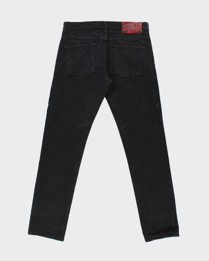 Naked & Famous x Frank & Oak Black Selvedge Twisted Welt Slim Fit Denim Jeans - W34 L34