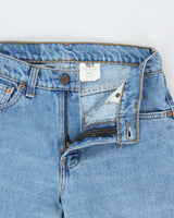 Vintage 1995 Levi's 542 Batwing Tag Made In Canada Low Rise Wide Leg Denim Jeans - W26 L32