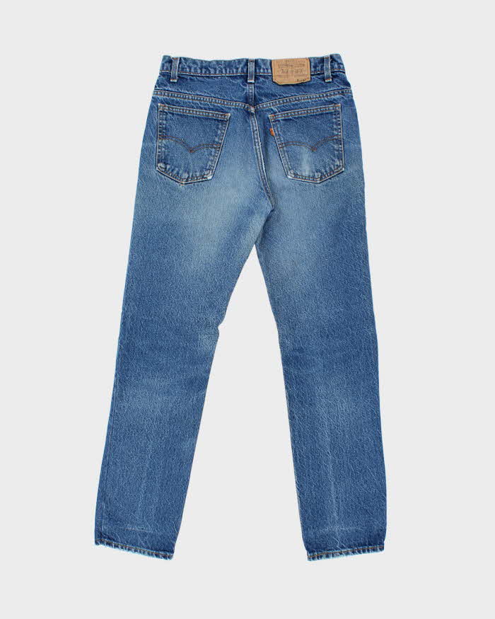Vintage 1986 Levi's 517 Orange Tab Made In USA Denim Straight Leg Tapered Jeans - W32 L31