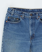 Vintage 1986 Levi's 517 Orange Tab Made In USA Denim Straight Leg Tapered Jeans - W32 L31