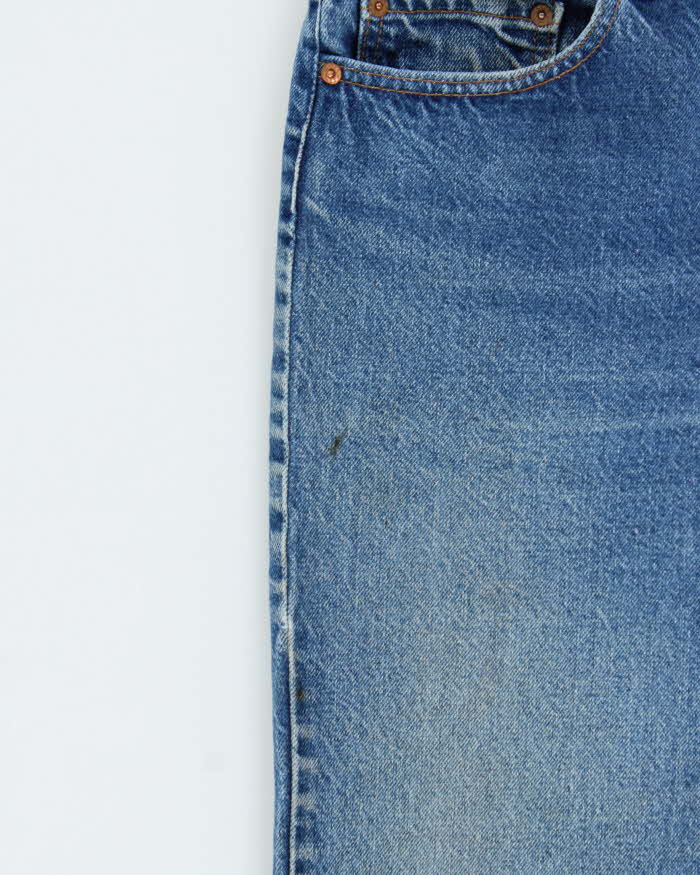 Vintage 1986 Levi's 517 Orange Tab Made In USA Denim Straight Leg Tapered Jeans - W32 L31