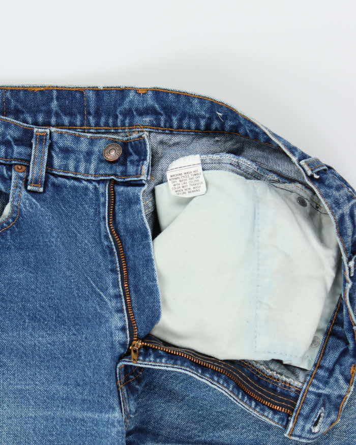 Vintage 1986 Levi's 517 Orange Tab Made In USA Denim Straight Leg Tapered Jeans - W32 L31
