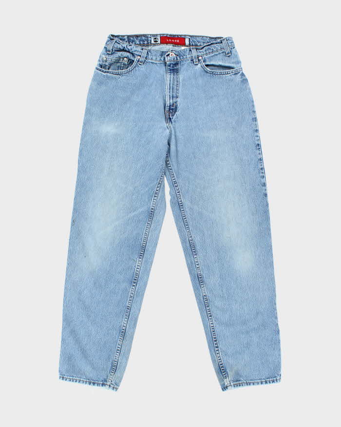 Vintage 1997 Levi's SilverTab Batwing Made In USA Loose Fit Denim Jeans - W32 L32