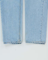 Vintage 1995 Levi's 501xx Red Batwing Made In USA Straight Leg Denim Jeans - W28 L32