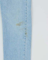 Vintage 1995 Levi's 501xx Red Batwing Made In USA Straight Leg Denim Jeans - W28 L32