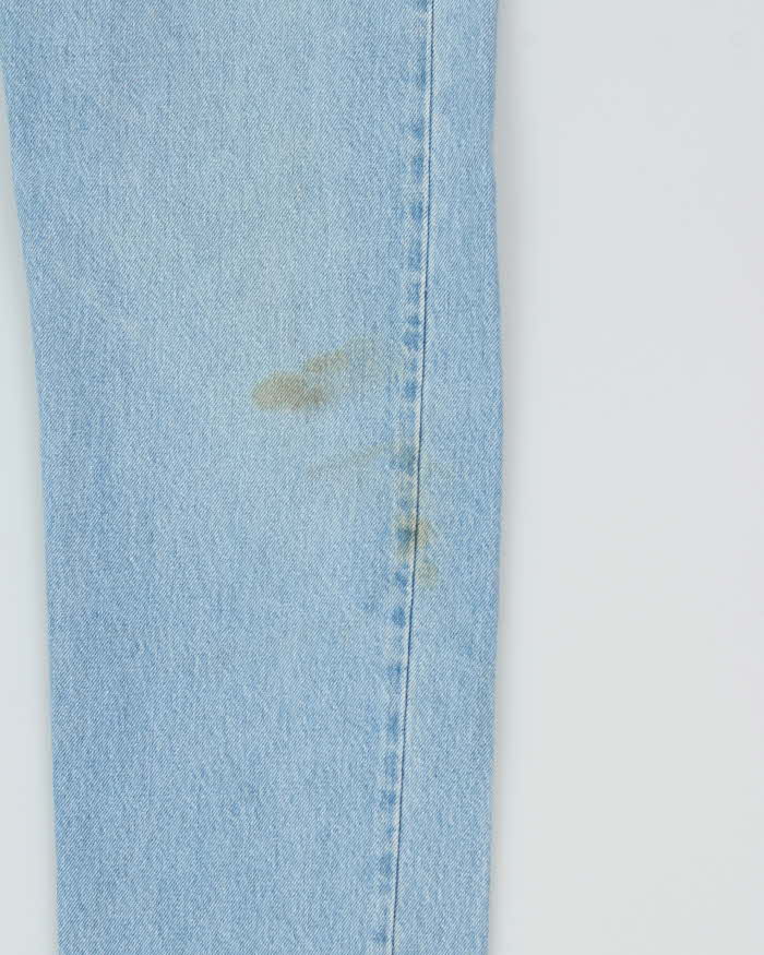 Vintage 1995 Levi's 501xx Red Batwing Made In USA Straight Leg Denim Jeans - W28 L32