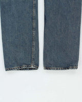Vintage Y2K 2003 Levi's 501 Batwing Straight Leg Distressed Patchwork Denim Jeans - W31 L34