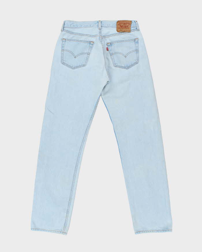 Vintage 1996 Levi's 501 Red Batwing Made In Canada Straight Leg Denim Jeans - W32 L33