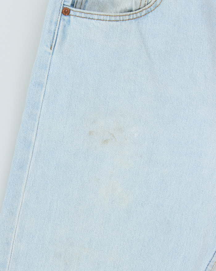 Vintage 1996 Levi's 501 Red Batwing Made In Canada Straight Leg Denim Jeans - W32 L33