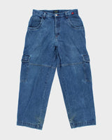 Vintage Y2k 00s Extreme Limit Ultra Wide Leg Jeans - W34 L32