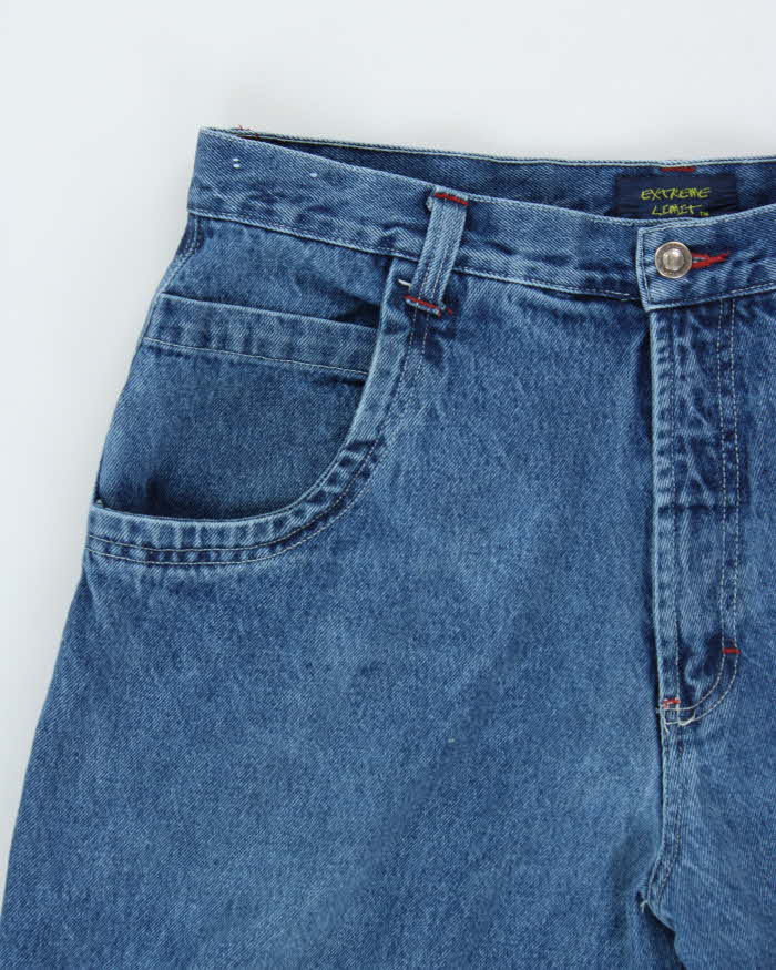 Vintage Y2k 00s Extreme Limit Ultra Wide Leg Jeans - W34 L32
