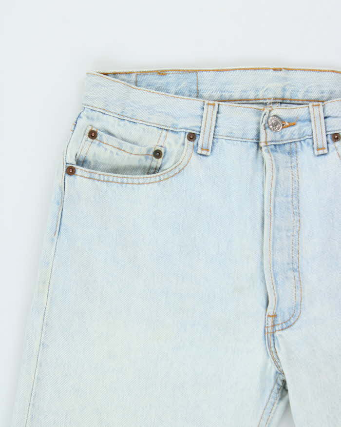 Vintage 1993 Levi's 501 Batwing Made In USA Straight Leg Denim Jeans - W33 L32