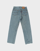 Vintage 1992 Levi's 501 Red Batwing Made In USA Straight Leg Japanese Denim Jeans - W29 L27