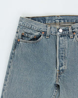 Vintage 1992 Levi's 501 Red Batwing Made In USA Straight Leg Japanese Denim Jeans - W29 L27