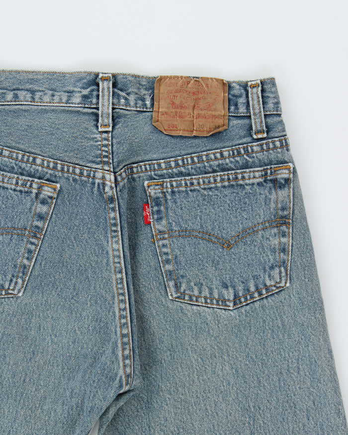 Vintage 1992 Levi's 501 Red Batwing Made In USA Straight Leg Japanese Denim Jeans - W29 L27