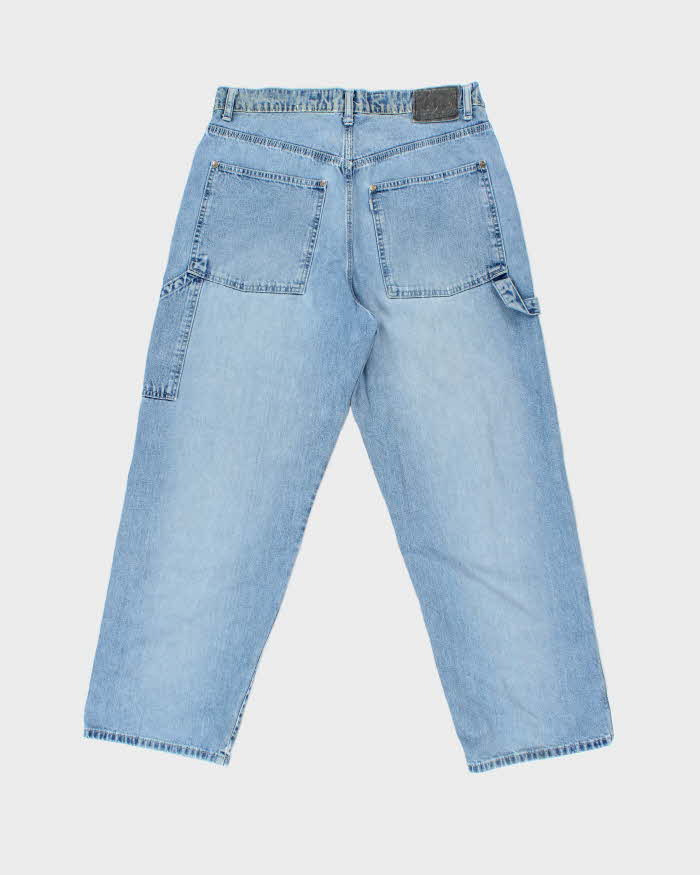 Vintage 1990s Levi's SilverTab Batwing Wide Leg Denim Carpenter Jeans - W32 L28