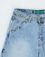 Vintage 1990s Levi's SilverTab Batwing Wide Leg Denim Carpenter Jeans - W32 L28