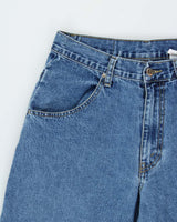 Vintage 1999 Levi's L2 Skate White Tab Batwing Wide Leg Denim Carpenter Jeans - W30 L32