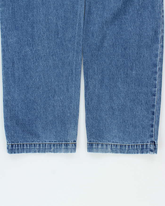 Vintage 1999 Levi's L2 Skate White Tab Batwing Wide Leg Denim Carpenter Jeans - W30 L32