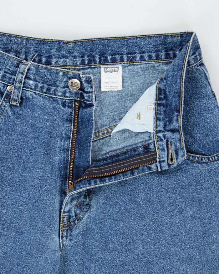 Vintage 1999 Levi's L2 Skate White Tab Batwing Wide Leg Denim Carpenter Jeans - W30 L32