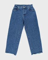 Vintage 1990s Hurley Made In USA Wide Leg Baggy Denim Jeans - W33 L31