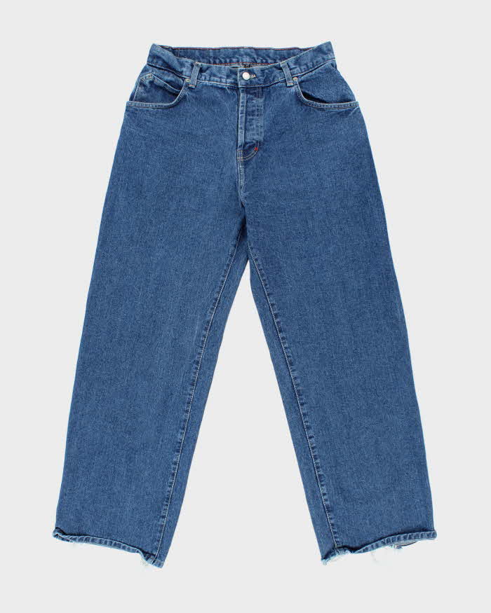 Vintage 1990s Hurley Made In USA Wide Leg Baggy Denim Jeans - W33 L31
