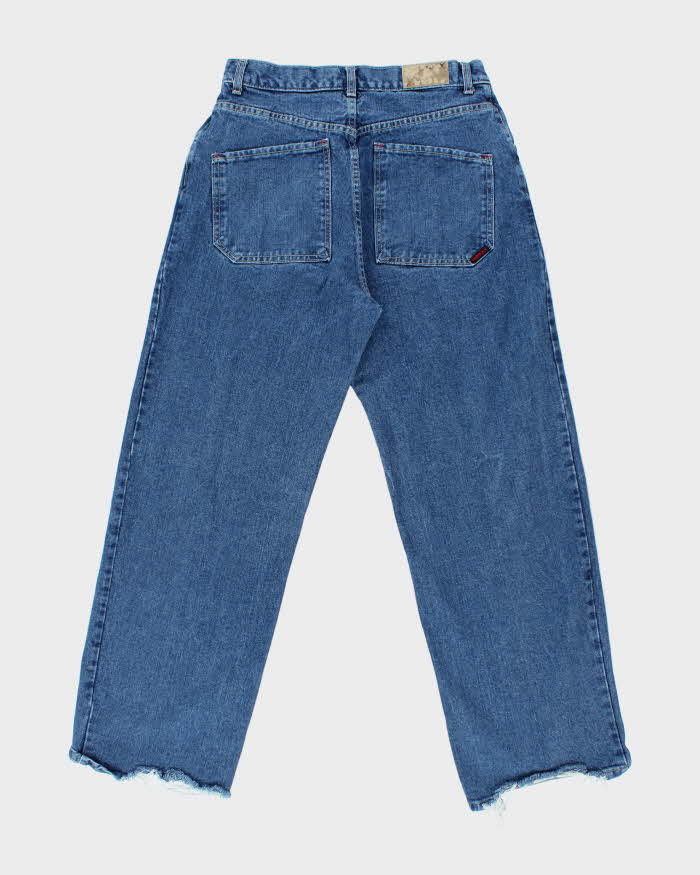 Vintage 1990s Hurley Made In USA Wide Leg Baggy Denim Jeans - W33 L31