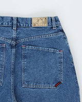 Vintage 1990s Hurley Made In USA Wide Leg Baggy Denim Jeans - W33 L31