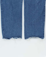 Vintage 1990s Hurley Made In USA Wide Leg Baggy Denim Jeans - W33 L31