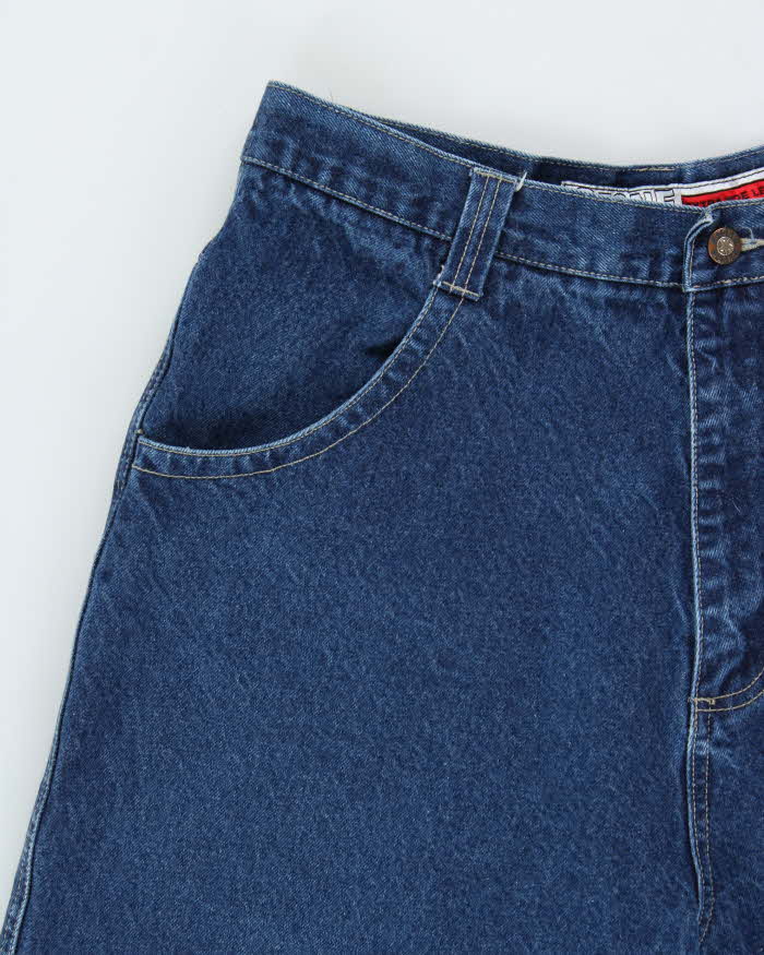 Vintage 1990s Stone26 Ultra Wide Leg Baggy Denim Skater Jeans - W34 L28