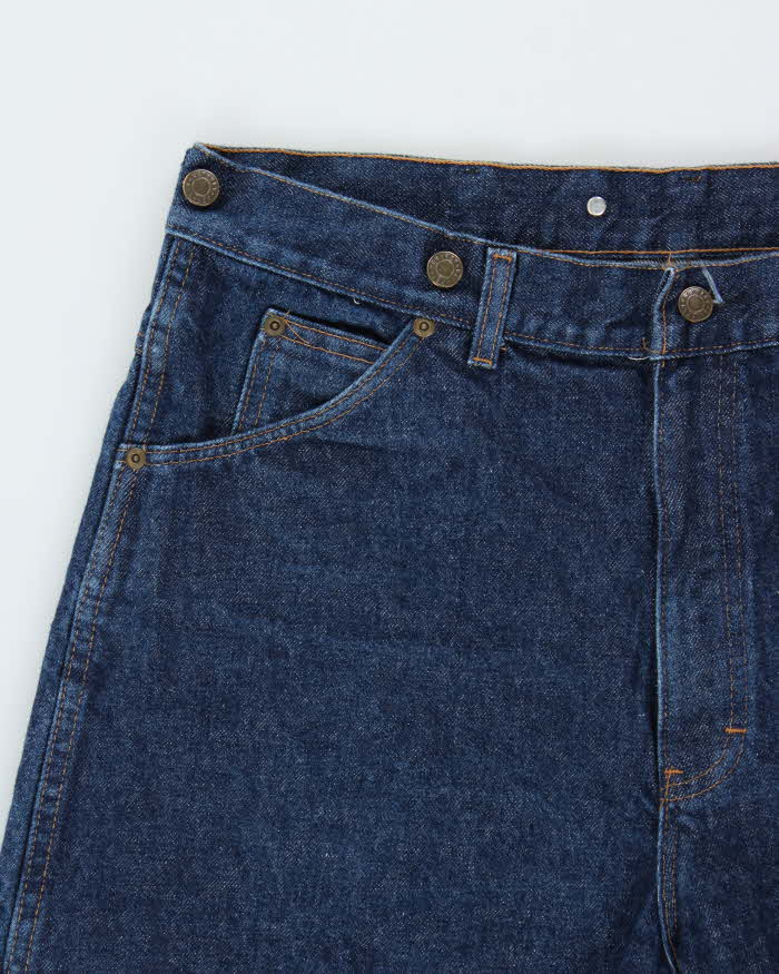 Vintage 1990s Key Imperial Workwear Wide Leg Indigo Denim Carpenter Jeans - W38 L32