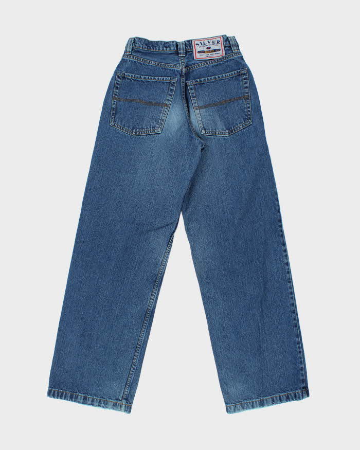 Vintage 1990s Silver Clothing Big Fit Wide Leg Jeans - W28 L34