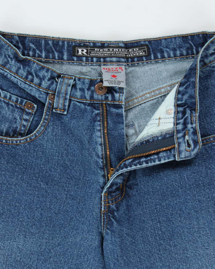 Vintage 1990s Silver Clothing Big Fit Wide Leg Jeans - W28 L34