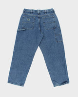 Vintage Y2K 00s Lee Dungarees Wide Leg Denim Carpenter Jeans - W34 L30