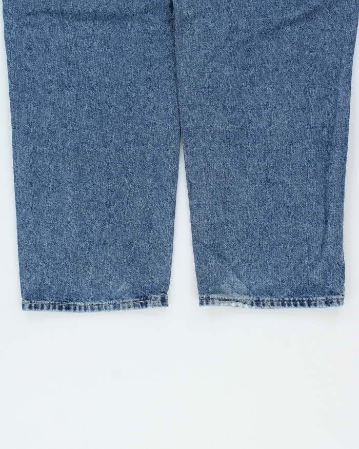 Vintage Y2K 00s Lee Dungarees Wide Leg Denim Carpenter Jeans - W34 L30